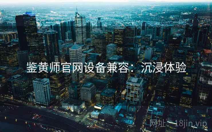 鉴黄师官网设备兼容：沉浸体验